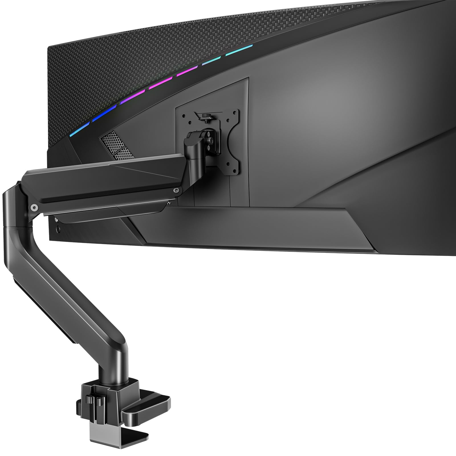 Soporte De Escritorio Con Resorte De Gas Wali Para Monitor Ultrawide De 35 Pulgadas