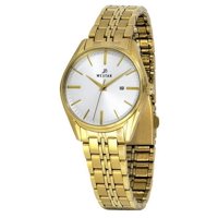 Reloj Westar Profile Gold Tone Stainless Steel White Dial Quartz 40210Gpn107 Women'S Watch