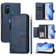 thumbnail image 1 of FOXDOCK Funda Tipo Cartera para itel A58 Lite Cuero PU con Cremallera y Correa de Muñeca, Ranuras para Tarjetas, Soporte Plegable, Cierre Magnético, 1 of 5