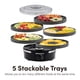 thumbnail image 4 of Deshidratador de alimentos Elite Gourmet EFD319BNG 5 bandejas 11.4 L negro, 4 of 7