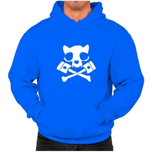 Poleron Gato Calavera Skull Cat Dad Cat Gatito
