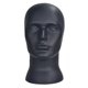 thumbnail image 5 of Modelo De Cabeza De Maniquí Masculino De PVC Sombrero De Peluca Soporte De Exhibición Soporte De Estante Negro Mate, 5 of 5