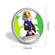 thumbnail image 2 of Clutch-Theme Round Button Badge: Premium Metal Construction, Ideal for High-End Events 2.8 cm, 2 of 6