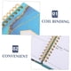 thumbnail image 2 of Cuaderno de notas de trabajo con horario en inglés, bloc de notas, cuaderno de notas, bloc de notas de oficina, diario A5 delicado, 2 of 7
