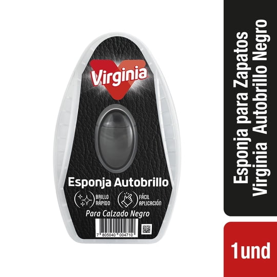 Esponja Autobrillo Para Calzado Negro Virginia