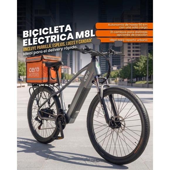 Bicicleta Eléctrica Cero M8L