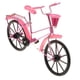 thumbnail image 4 of Bicicleta de aluminio modelo 1:10 con canasta artesanal juguete rosa, 4 of 5