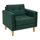 thumbnail image 2 of Sofa Retro 1c Felpa 01 Verde Botella, 2 of 6