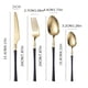 thumbnail image 4 of 24pcs, Mental Cutlery Set, Stainless Steel Tableware Set, Household Creative Steak Knife, Household Fork For Meal, Mental Spoon For Dining, Dessert Spoon, Kitchen Stuff, Flatware Set, Kitchen Gadgets,, 4 of 5