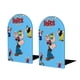 thumbnail image 1 of La Nueva Hora de Popeye Sujetalibros decorativos temáticos, tope para estantería con base antideslizante, uso dual para hogar y oficina - 2 piezas, 1 of 6