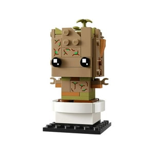 Juguete Lego Brickheadz Potted Groot 40671 Con 113 Piezas