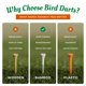 thumbnail image 4 of Tees de Golf Bird Darts de Bambú 7 cm - Paquetes de 18/72/180 Unidades, 4 of 9