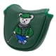 thumbnail image 4 of Golf Club Headcover Wrap Sleeve PU Para Golfistas Golf Mallet Putter Head Cover Verde, 4 of 5