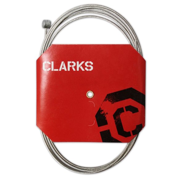 Cable de freno CLARK'S 2000 mm de acero inoxidable – paquete de 100 unidades