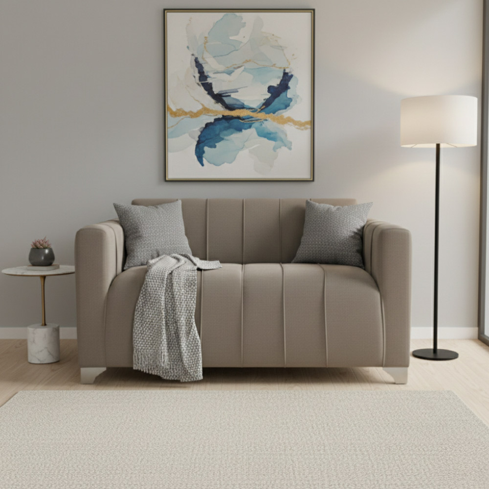 Ivi Home - Sofá 2 Cuerpos Mikono Beige