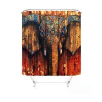 Genérico - Cortina Para Baño Con Forro De Ducha 180 Cm L63