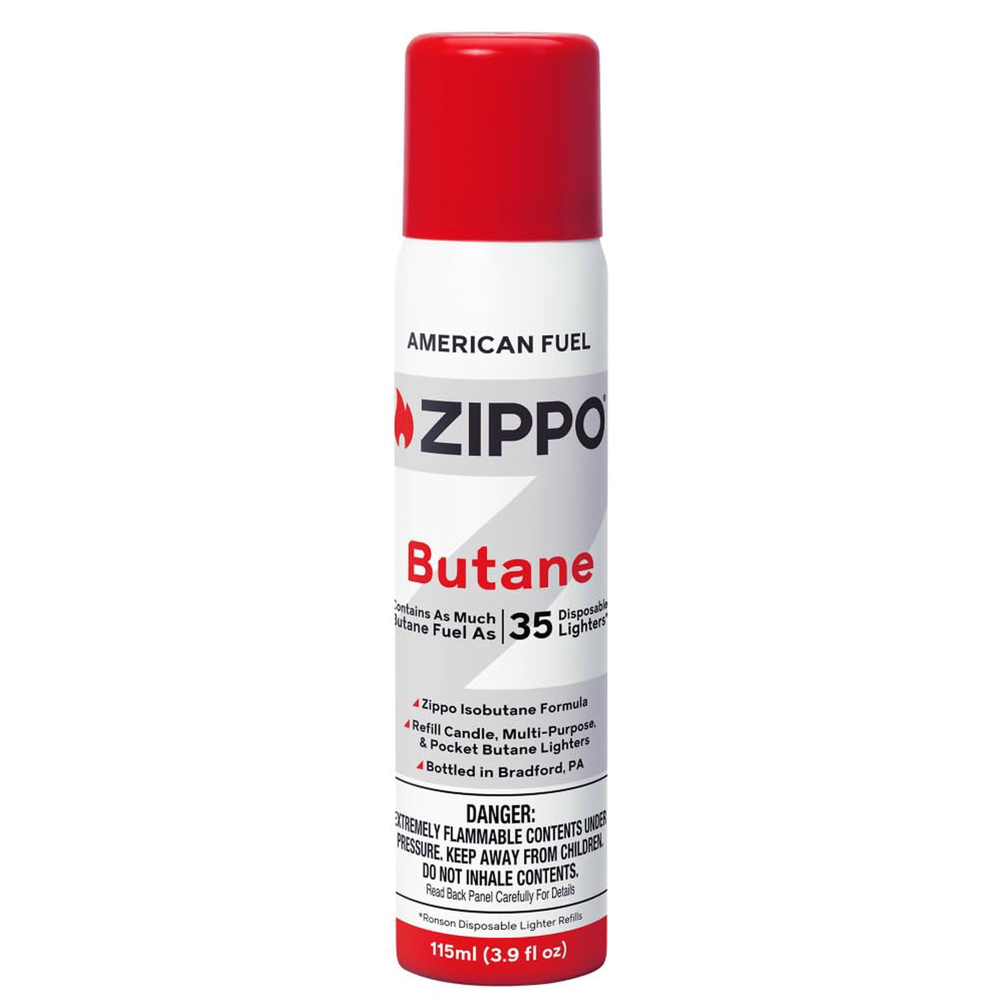 Gas Butano Zippo 115 Ml Con Punta Universal