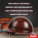 thumbnail image 2 of Casco De Fibra De Vidrio De Ala Completa Con Trinquete, 2 of 8