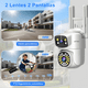 thumbnail image 2 of Atsg® 12mp Dual Lente Ptz Cámara de Seguridad 2.4/5ghz Wifi6, 2 of 3