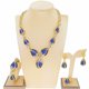 thumbnail image 5 of 4 Pzas Juegos de Joyería Nupcial para Boda Compromiso Collar Brillante Pulsera Aretes Juegos de Anillos Conjuntos de Joyería para Mujer para Fiesta de Graduación, 5 of 9