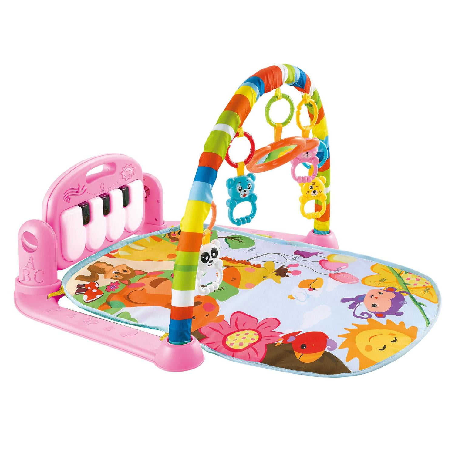 Total Upgrate - Juguete Gimnasio Musical Con Accesorios Rosado