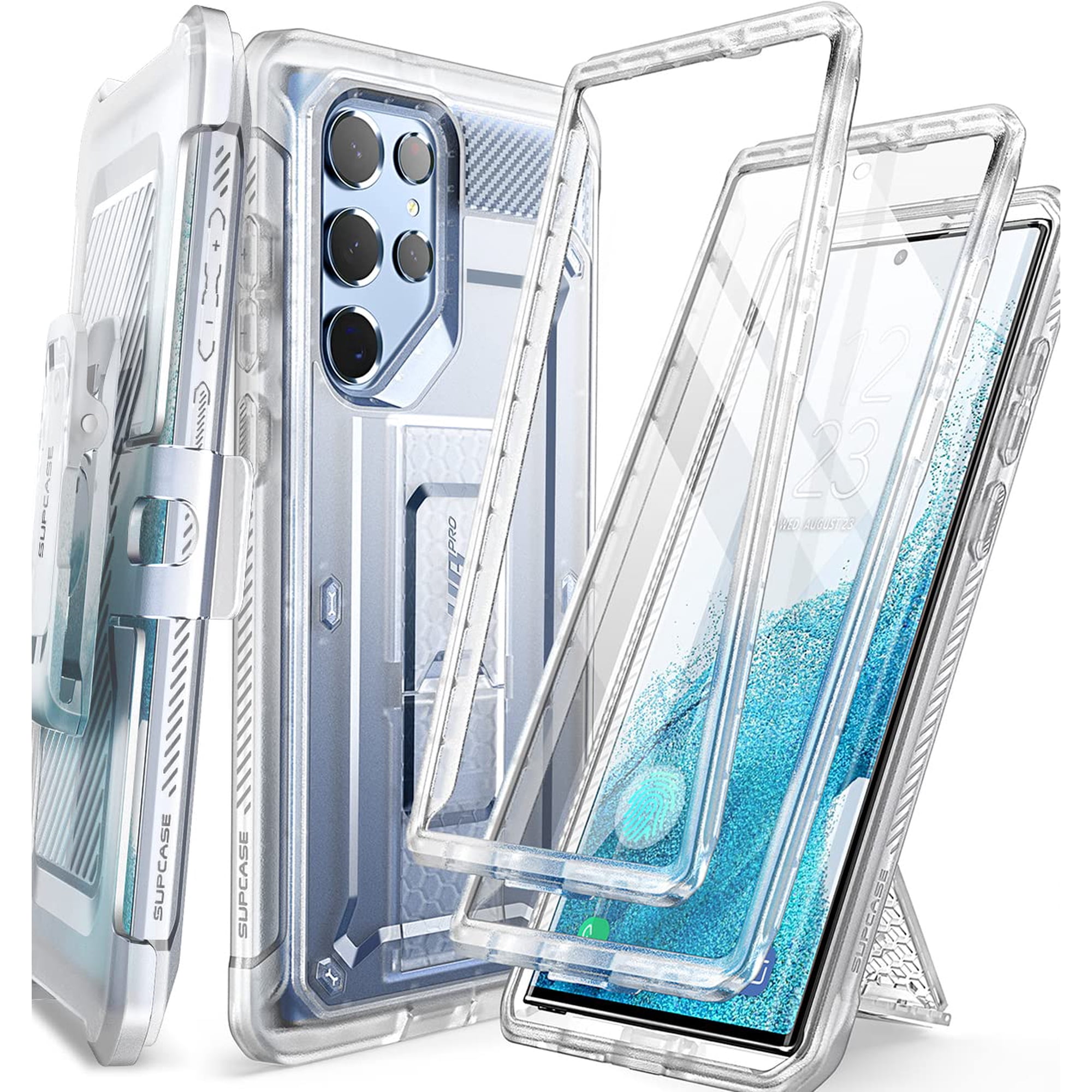 Funda De Teléfono Supcase Unicorn Beetle Pro Para Samsung Galaxy S22 Ultra Con Soporte
