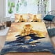 thumbnail image 2 of La Leyenda de Zelda Conjunto de sábanas temático, trío de piezas, cómodo y amigable con la piel, diseño único, regalo de decoración para el hogar para familiares, amigos y fans,140cm *210cm, 2 of 6