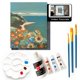 thumbnail image 2 of Kit de pintura artística Painting4Real DIY con tutoriales en video, set de 9 piezas, 2 of 9