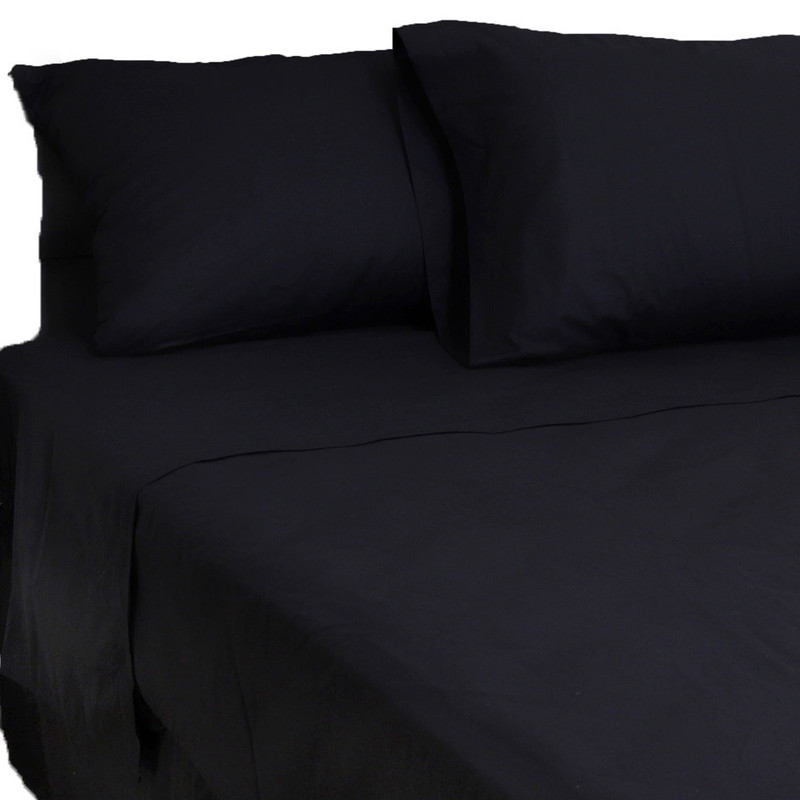 Arthome - Sábana - 1,0 Plaza - Negro -144 Hilos