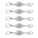 thumbnail image 1 of Clases Magnéticos De Bola De Cristal Oval De 5 Piezas Con Dos Lados De Gancho De Langosta De Plata, 1 of 3