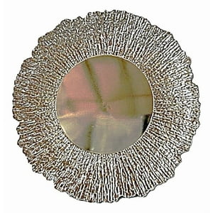Genérico - Set 3 Plato Base Carga Redondo Decorativo Brillante Jhn