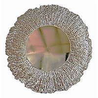 Genérico - Set 3 Plato Base Carga Redondo Decorativo Brillante Jhn