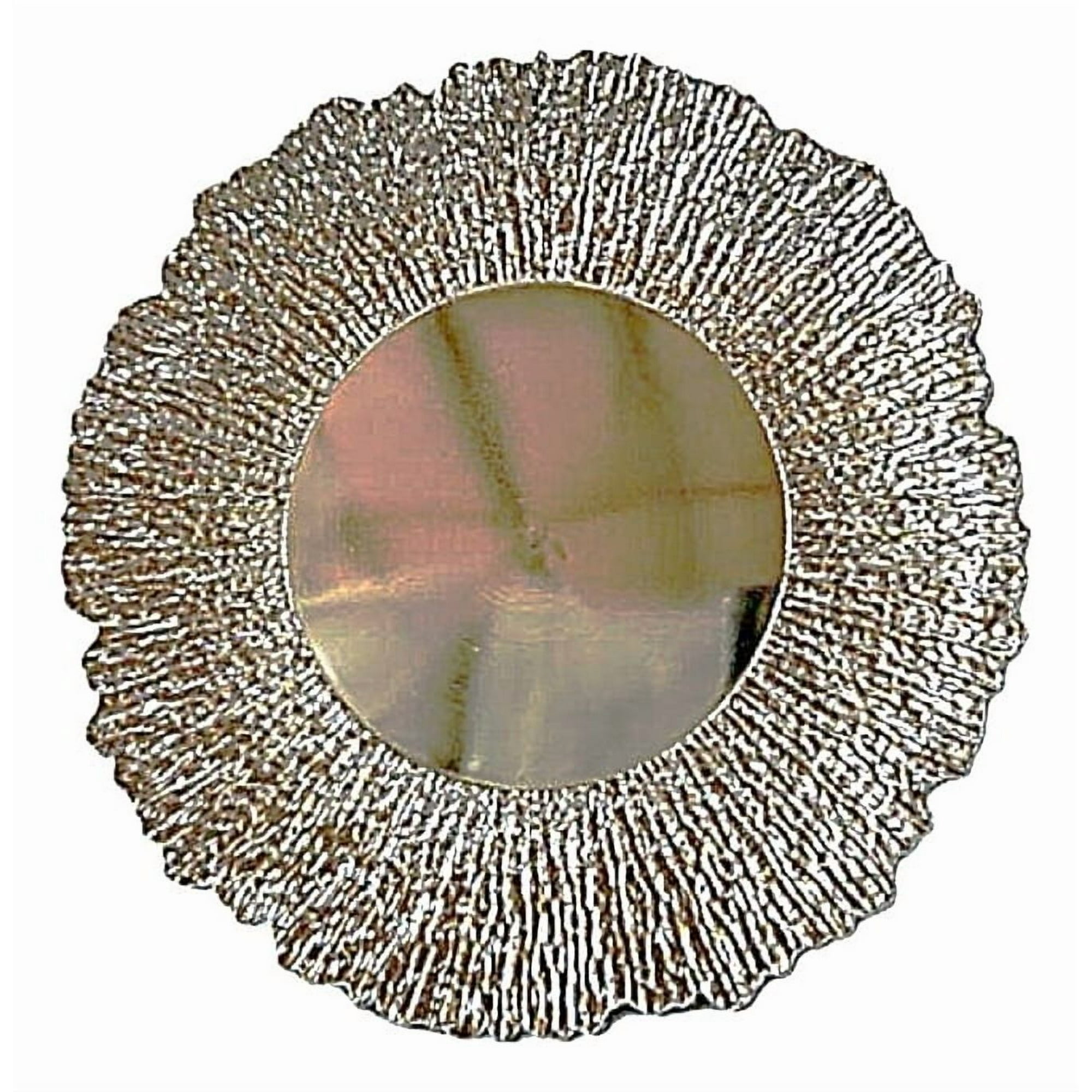 Genérico - Set 3 Plato Base Carga Redondo Decorativo Brillante Jhn