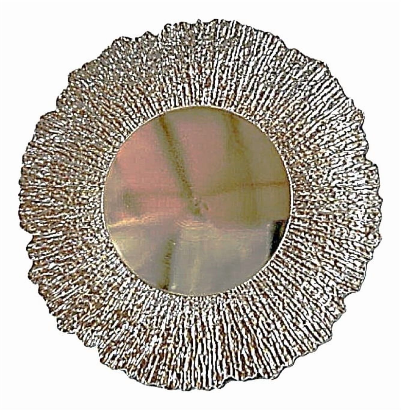 Genérico - Set 3 Plato Base Carga Redondo Decorativo Brillante Jhn