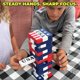 thumbnail image 3 of Juego de apilar Funwares 45 USA - Bloques de madera, 3 of 6
