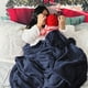 thumbnail image 5 of Manta polar Bedsure Twin azul marino, 300 g/m², suave, 150 x 200 cm, 5 of 7
