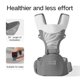thumbnail image 5 of Portabebés YEMKEZO Asiento ergonómico 4 en 1 para cadera gris, 5 of 9