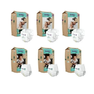 Pack X 6 Pañales Ecológicos Bambo Nature 6 - Xxl Pants + Pañal