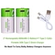 thumbnail image 2 of Pilas C recargables CAMELCELL de 5000 mWh con USB Tipo C, paquete de 2, 2 of 8