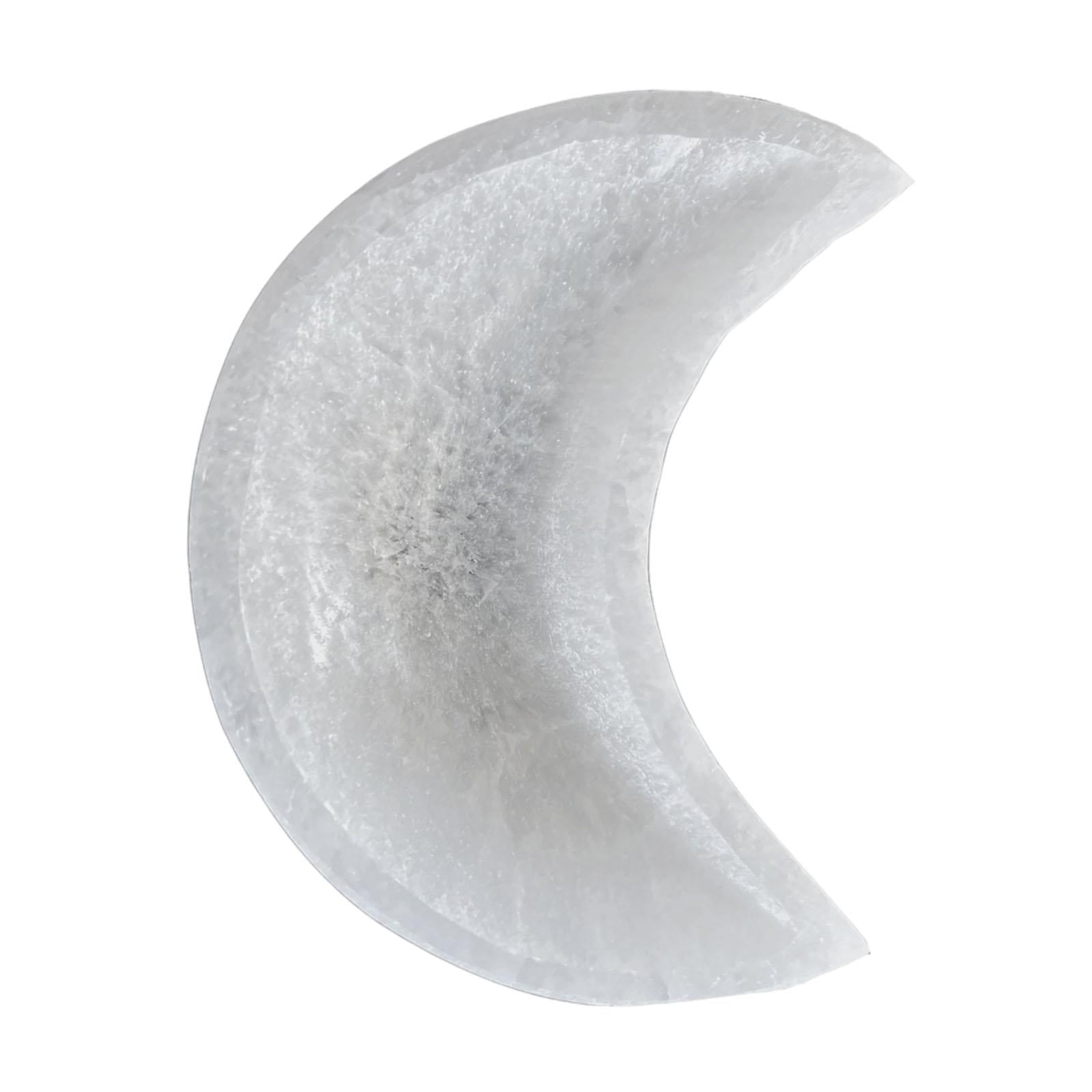 Magideal - Cuenco De Cristal De Selenita Para Limpieza, Novedoso, Para Decoración Del Hogar, Artesanía, Adorno, Regalo De Inauguración De La Casa, Organizador De 65 Cm