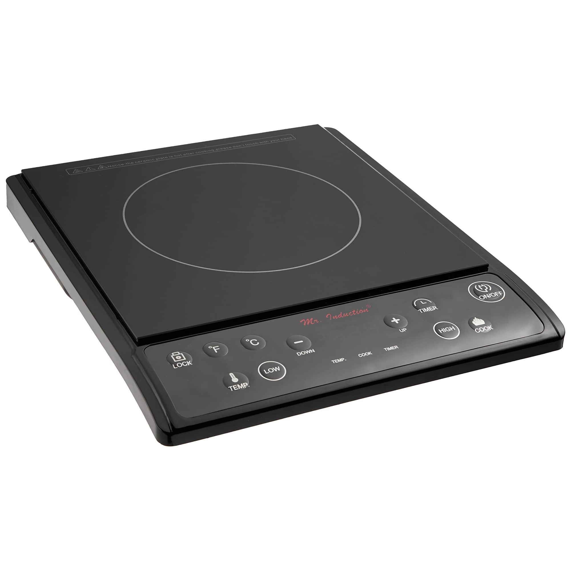 Estufa De Inducción Spt 1300 W Con Temporizador De 8 Horas, Negra
