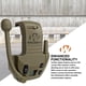 thumbnail image 2 of Walkie Talkie Attachment Walker's Razor con pantalla LCD, paquete de 2, color verde, 2 of 6