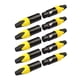 thumbnail image 1 of 5 pares de 3 clavijas XLR conector macho y hembra micrófono micrófono adaptador de cable amarillo, 1 of 2