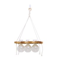 Magideal - Colgante De Pared Maceta Terrario Para Plantas Hidropónicas Maceta Moderna Estación De Propagación Florero De Para Jardín Oficina Decoración