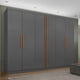 thumbnail image 5 of Closet Titanium 6 puertas 4 cajones Blanco Gris, 5 of 5