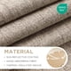 thumbnail image 2 of Cortinas opacas Joydeco de lino natural, 132 x 183 cm, 2 paneles, 2 of 9