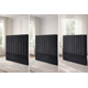 thumbnail image 2 of Respaldo Cama 2 Plaza Elegante Moderno En Felpa Premium Color Negro, 2 of 3
