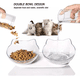 thumbnail image 2 of Plato doble gato comedero mascotas color blanco, 2 of 3