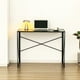 thumbnail image 3 of Mesa Escritorio Plegable de Metal y Madera Negro 100x50x75 cm, 3 of 6