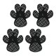 thumbnail image 2 of 4 Piezas Almohadillas Para Patas De Perro Calzado Para Mascotas Botines Calcetines Pegatinas Para Pies Antideslizantes Para Perros L Negro, 2 of 3
